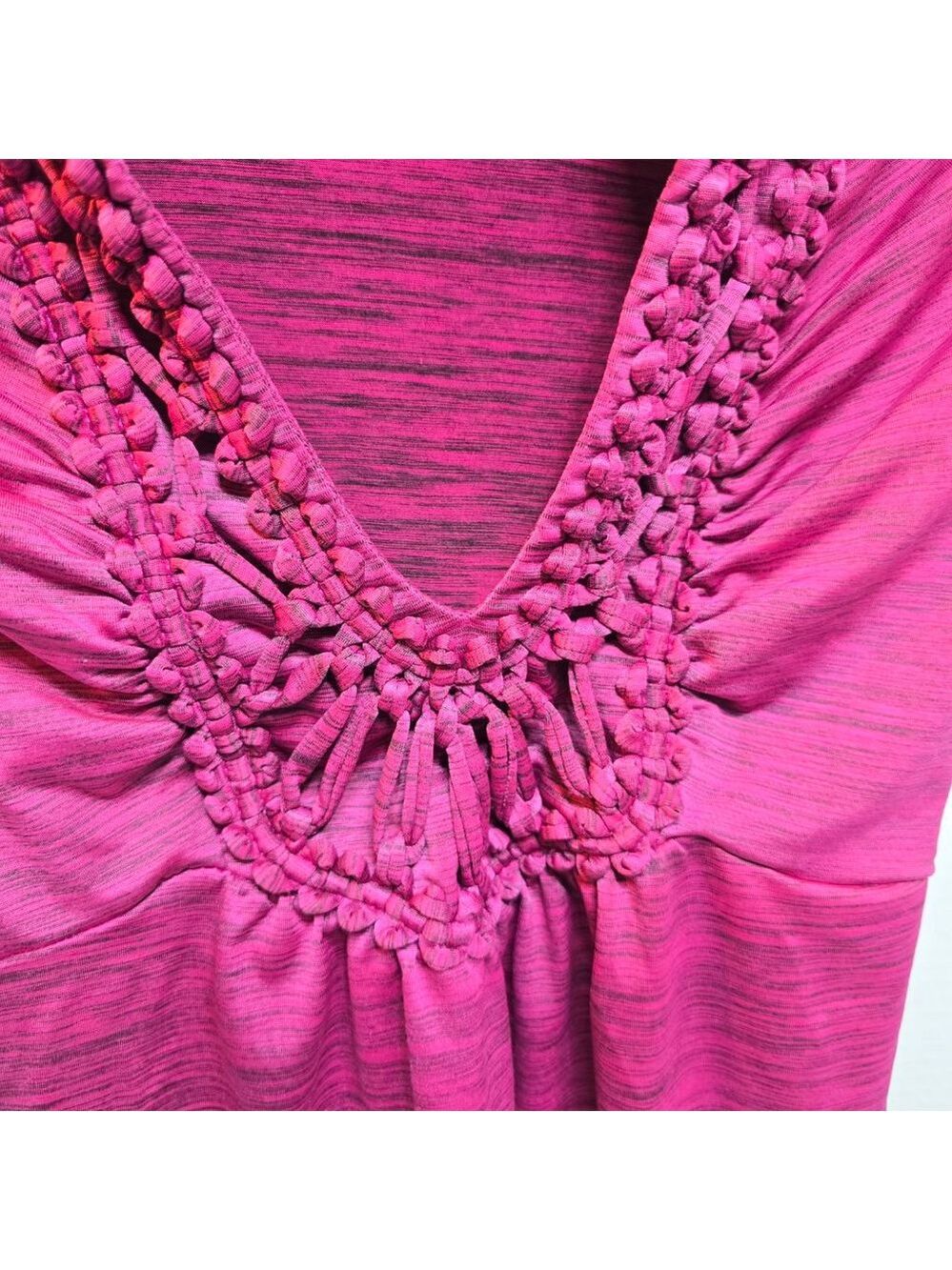 Women's Fuchsia Short Sleeve Tee M - Picture 2 of 7